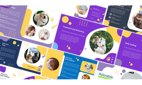 Adorable Pets Care Google Slides Template