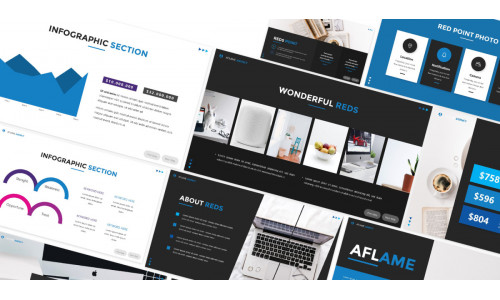 Aflame Agency Powerpoint Template #304398