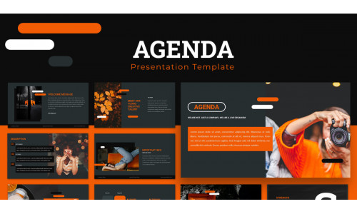Agenda Google Slides Template #186877