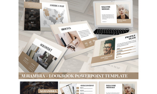 Alhambra - Lookbook PowerPoint template