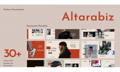 Altarabiz Presentation PowerPoint template
