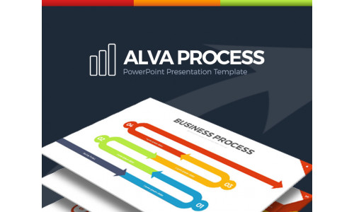 Alva Process PowerPoint template #63823