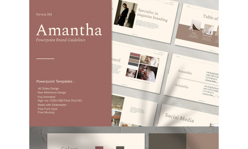Amantha PowerPoint template #93862