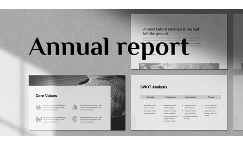 Annual Report - Smooth Animated Template Google Slides