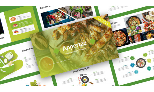 Appertaz Food Modern Google Slides Template