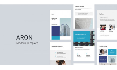 ARON - A4 Vertical - Keynote template