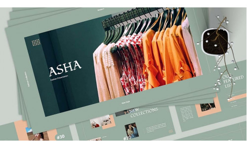 Asha - Fashion Google Slides #269807