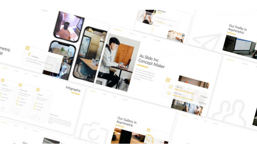 Asymmetric Creative Powerpoint Template