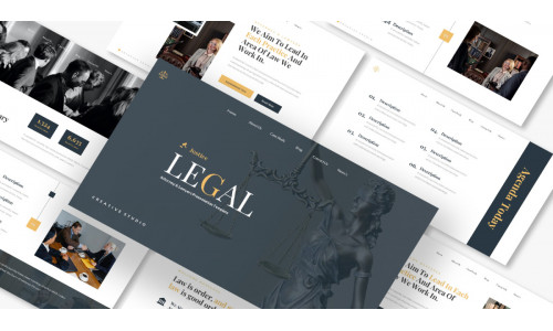 Attorney & Lawyers Google Slides Template