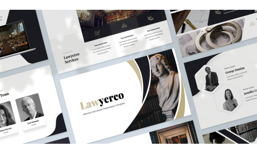 Attorney and Lawyer Presentation Google Slides Template