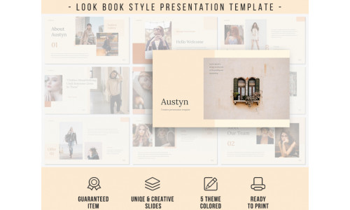 Austyn Presentation PowerPoint template