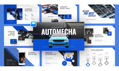 AutoMecha Automotive Keynote Template