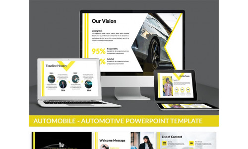 Automobile - Automotive PowerPoint template