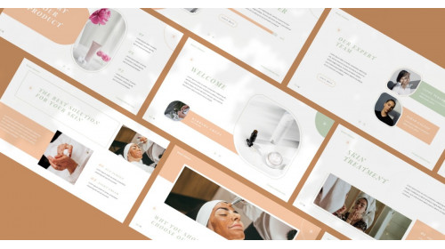 Azalia — Skincare Google Slides Template