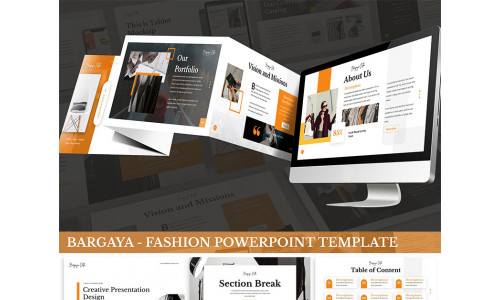 Bargaya - Fashion & Lookbook PowerPoint template