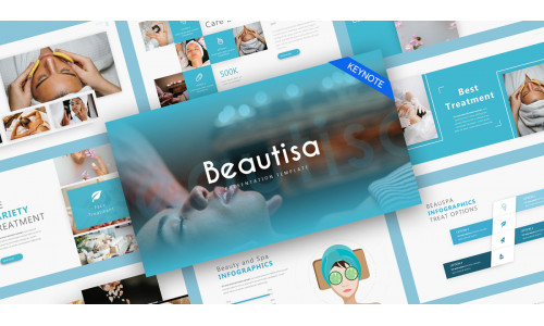 Beautisa Beauty Spa Modern Keynote Template