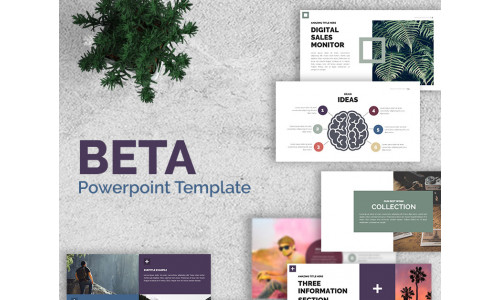 Beta - PowerPoint template #65682