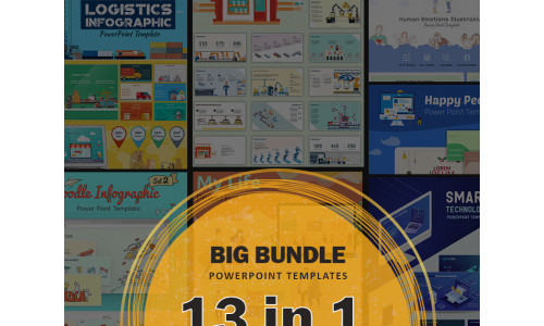 Big Bundle PowerPoint template #88335