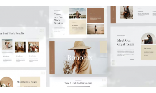 Bohemian Style Presentation Template