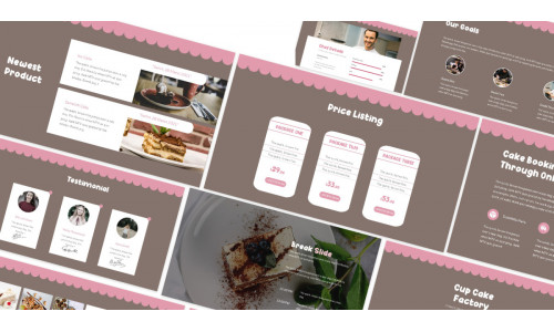 Bread Shop Google Slides Template #191222