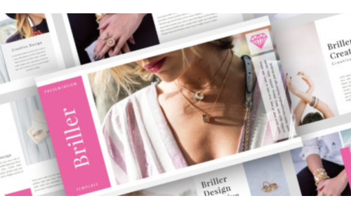 Briller - Unique Jewelry PowerPoint Template