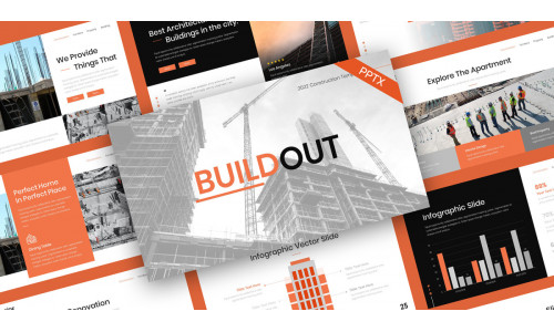 BuildOut Construction PowerPoint Template