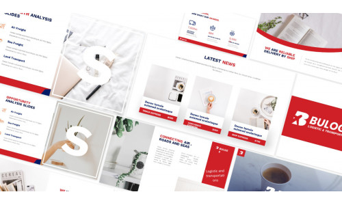 Bulogs Transport & Logistics Powerpoint Template