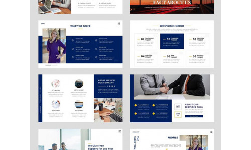 Business - Consultant Finance Google Slides