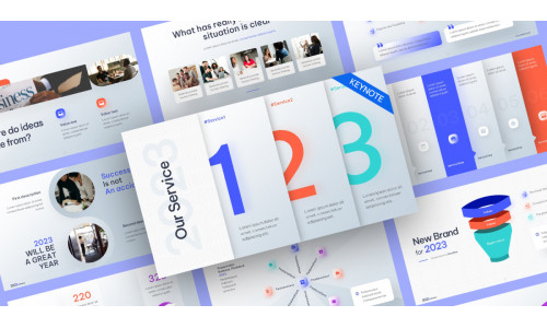 Business Model & Service Keynote Template