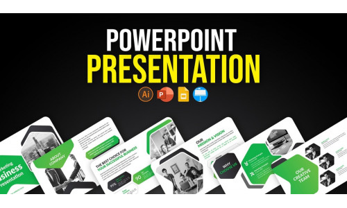 Business presentation slides template