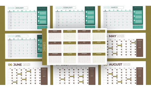 2023 Calender Infographic PowerPoint Template