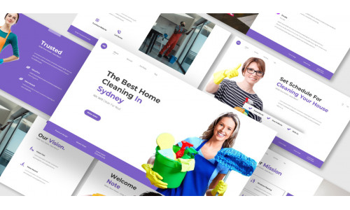 Cleaning Service Ijah Presentation Keynote Template
