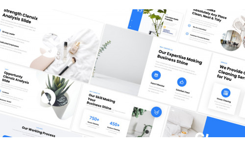 Clensix Cleaning Services Powerpoint Template