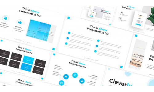 Cleverly Company Powerpoint Template