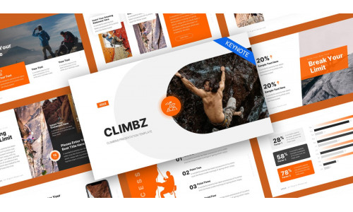 Climbz Climbing Sport Keynote Template