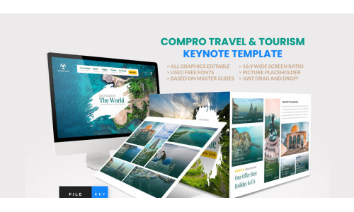 Company Profile Travel and Tourism Keynote Template