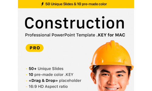 Construction for Professional - Keynote template