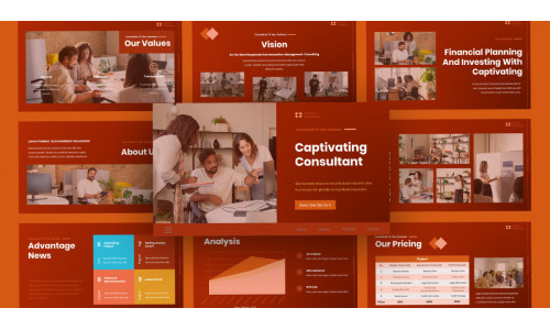 Consult Business Consulting PowerPoint Template