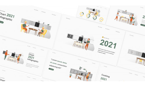 Cooking Illustration Powerpoint Template