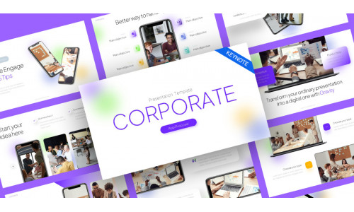 Corp Mockup Device Asset Keynote Template