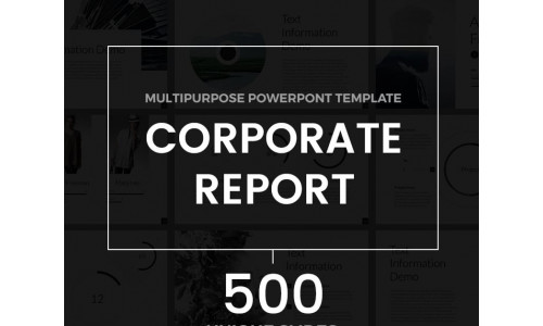 Corporate Report PowerPoint template