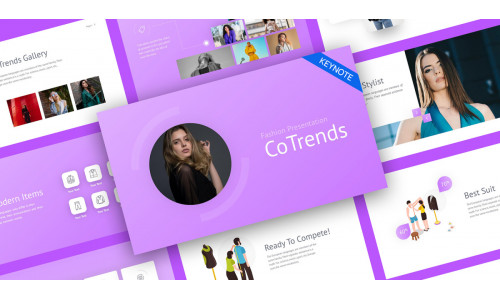 CoTrends Fashion Creative Keynote Template