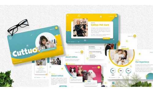 Cuttuo - Pets Care & Animal Googleslide Templates