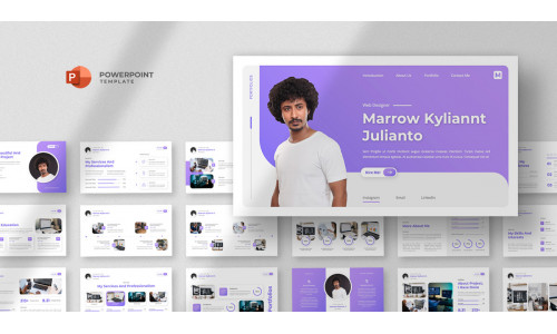 CV and Resume Powerpoint Template #319800