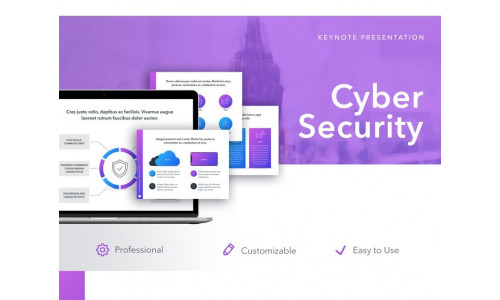 Cyber Security - Keynote template #92796
