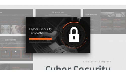 Cyber Security PPT Template #193789