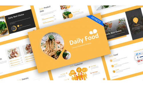 Daily Food Culinary Keynote Template
