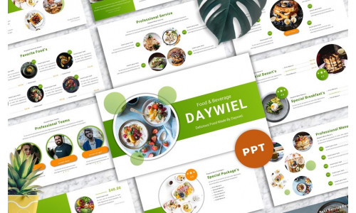 Daywiel - Food & Beverage PowerPoint template