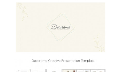 Decorama - Keynote template #91140