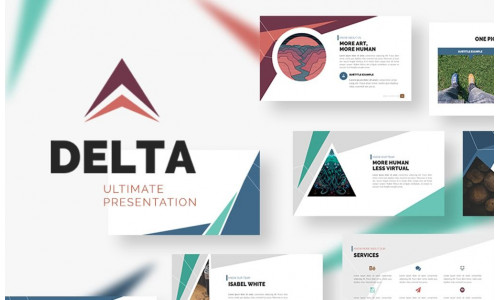 Delta Presentation PowerPoint template